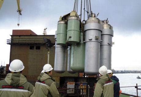Floating NPP reactor installation (Rosenergoatom)